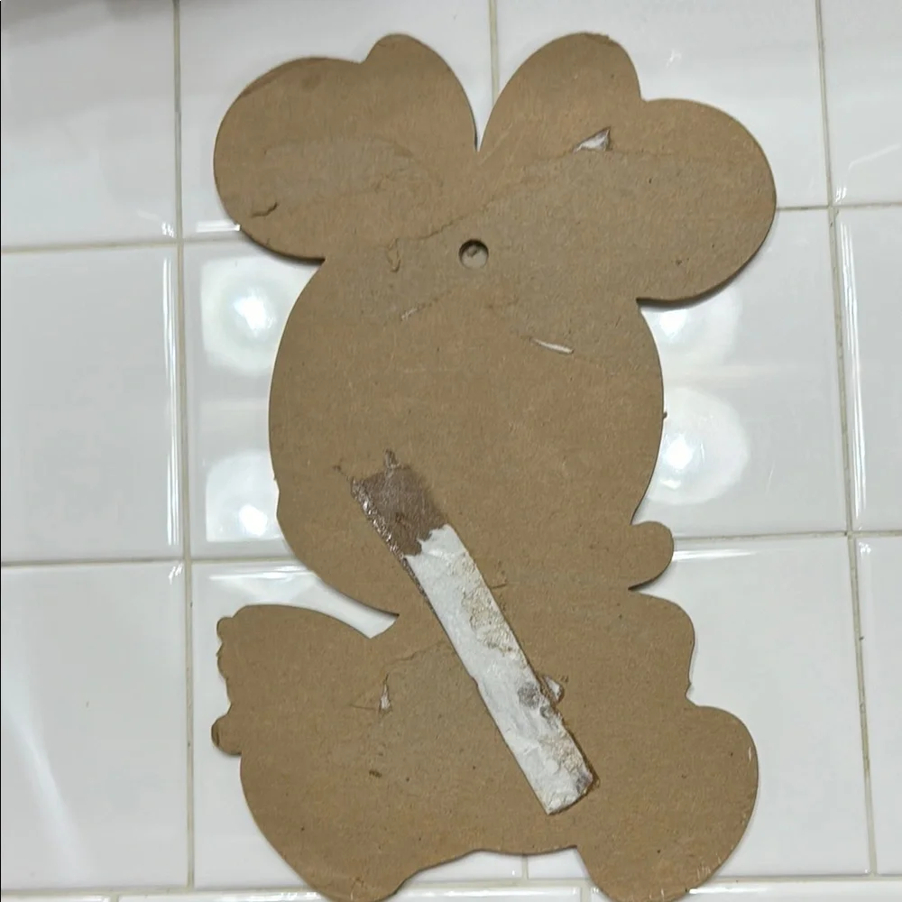 Minnie Mouse Wall Decor with Red Bow